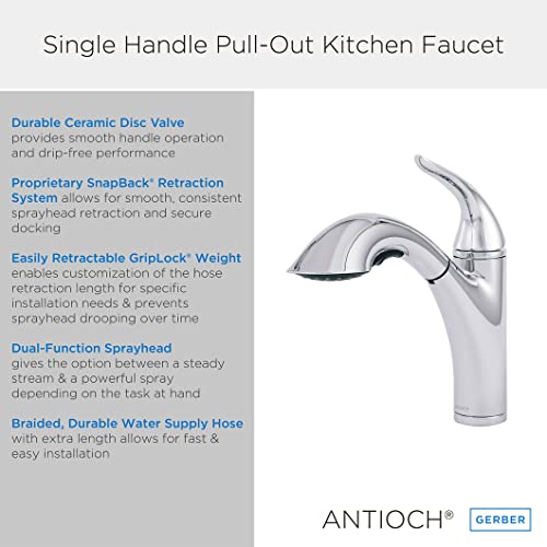 Gerber D455221Ss Antioch 1H Kitchen Faucet, Stainless Steel #TOP2