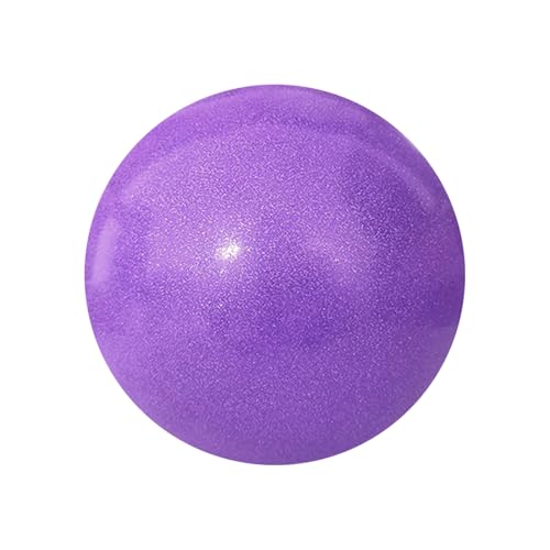 Pelota de gimnasia rítmica de 15 cm y 280g con purpurina para rutinas de baile y pilates