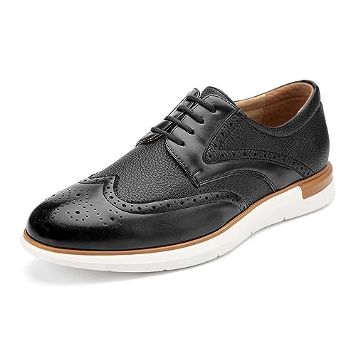 Meijiana Men Oxfords Shoes Casual Dress Shoes Fashion lace up Casual Shoes
