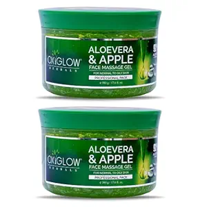 Alovera Apple Face Massage Gel- For Natural Glowing & Healthy Skin| Deeply Nourishes- 500 Gm (Pack of 2)