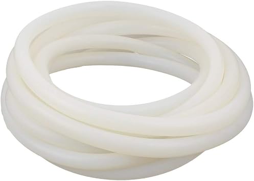 20Ft Silicone Tubing 8mm ID 10mm OD Hose Rubber Flexible 1mm Thickness Translucent Tube Pipe Water Air for Pump Transfer