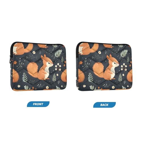 Funda para laptop de 13-14 pulgadas con diseño de ardilla miniatura 2