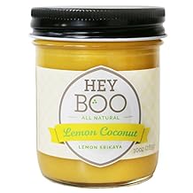 Lemon Coconut Curd - Delicious - Dairy Free - No Corn Syrup - Made in USA, 10 oz Lemon