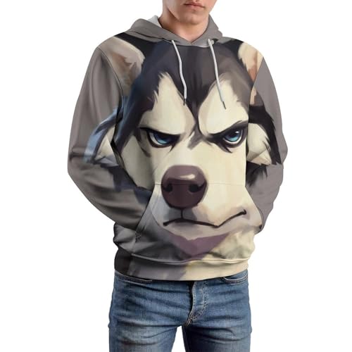 Pullover Husky drôle idéal pour vos moments de détente en taille S