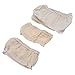 Cabilock 3pcs Oval Bread Banneton Proofing Basket Cloth Liner Natural Rattan Baking Dough Baskets Fabric Cover for Baking Supplies
