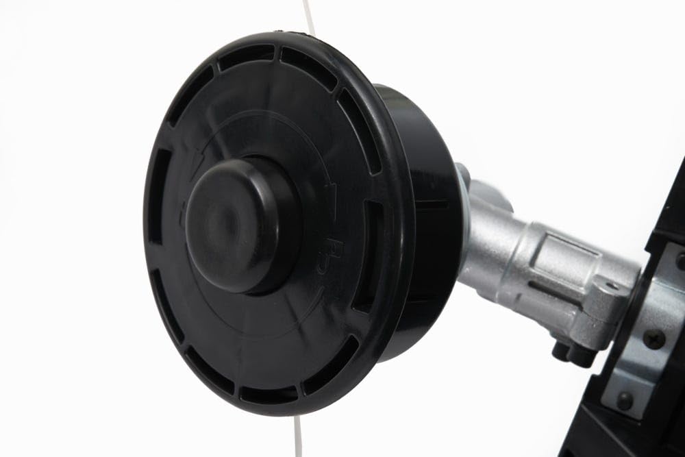 Alpina Desbrozadora de Gasolina ABR 26J, Motor Dos Tiempos de 25,4 CC, 700 W, Ancho de Corte 43 cm, Cabezal de Doble línea de Nailon y Cuchilla de 3 Dientes, Correa incluida