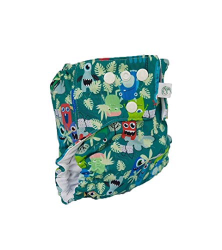 Fralda Ecológica Monstrinhos Dia e natação