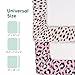 The Peanutshell Fitted Pack n Play, Playard, Mini Crib Sheets for Baby Girls | 2 Pack Set | Cheetah Animal Print