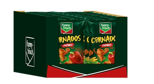 funny-frisch Cornados Paprika, 16er Pack (16 x 80 g)*