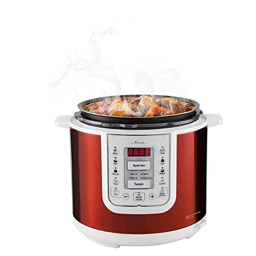 Panela de pressão, Retrô Ppp01vb, 6L, Vermelho, 110v, Philco