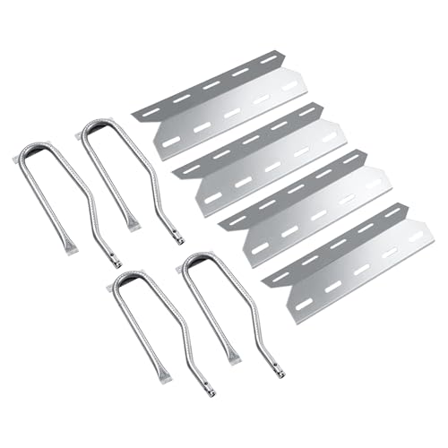 730-0337 Grill Replacement Parts for Jenn Air 4 Burner 720-0337 720-0512 730-0512 242610 Members Mark 720-0586A Jennair Gas Grill Parts Stainless Steel NGCHP2 Heat Plates 115-8500-0 Burner Tube