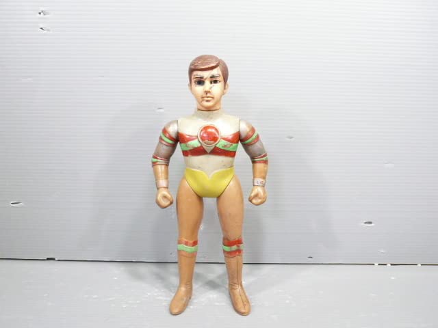 Amazon.co.jp: ジャンク当時物ブルマァク トリプルファイター 面取れ  