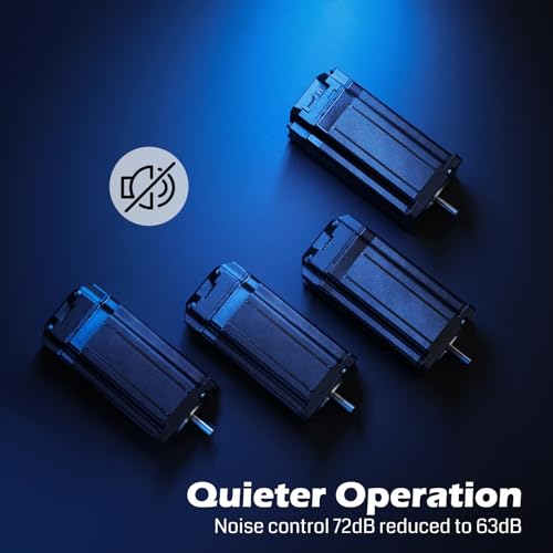 Genmitsu Close-Loop-Schrittmotor-Set, 4 Stück 60–100 Closed-Loop-Schrittmotoren mit Kettenkabeln, neues Design GRBL-basiertes Steuerbox-Upgrade-Kit für PROVerXL 4030