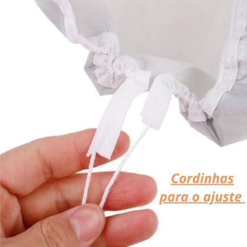 Capa para Tábua de Passar Roupa Forro Ajustável Regulável Universal Grande Liso Cinza 1,40m x 0,50m
