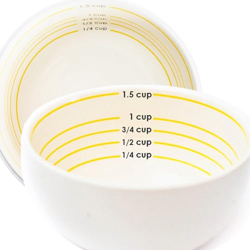 Uba Portion Control Bowl (Porcelain) for Measuring, Bariatric Diet, Diabetes