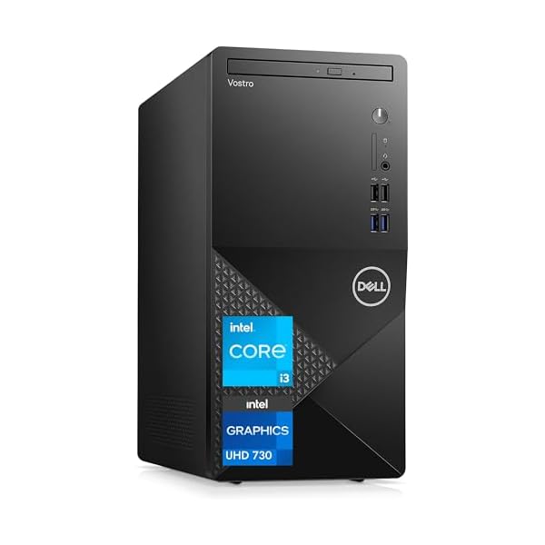 Dell Vostro 3910 Desktop Computer | 12th Gen Intel 4-Core Processor | 16GB DDR4 RAM | 256GB SSD + 1TB HDD | Intel UHD Graphics 730 | WiFi 6 | DVD-RW | Display Port | HDMI | Windows 11 Pro