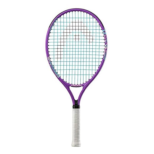 HEAD Instinct Kids Ten NIS Racquet - Beginners Pre-Strung Light Balance Jr Racket - 21" , Purple