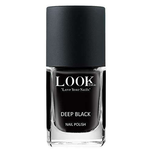 Look To Go • veganer Nagellack • DEEP BLACK • 13-free & PETA approved • Made in Germany • 12ml Cover