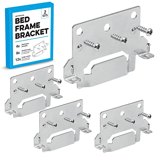 Impresa Bed Frame Bracket Kit 116791 - Rust-Resistant...