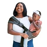 Picture of Boppy ComfyHold Cross-Body Hip Baby Carrier - Light, Compact, and Breathable with Wide Comfy Seat and Snug No-Slip Fit, Baby Safety Alliance Verified