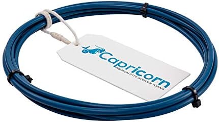 Original Creality Capricorn Bowden Tube[1.2m] with 1*PC4-M6 Quick Fitting and 1*PC4-M10 Straight Pneumatic Fitting Push for 3D Printer Ender 3 Pro, CR-10 V2