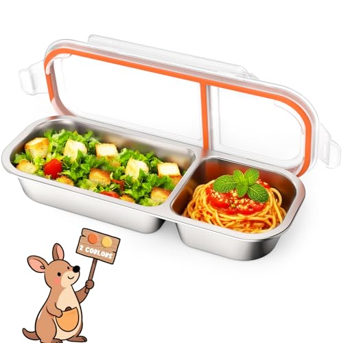 Lzc Ladys Gift Edelstahl Snackbox Orange SS-Orange-02