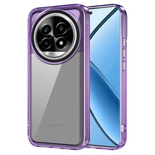 Image of Zapcase Back Case Cover for Realme 13 Pro 5G | Compatible for Realme 13 Pro 5G Back Cover | Case Cover with Camera Protection | (TPU + PC | Translucent Purple)