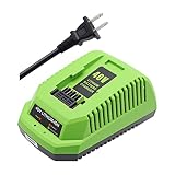 Replacement Charger Compatible with Greenwks 40V Battery Charger Lithium Ion 29482 29462 29472 29013