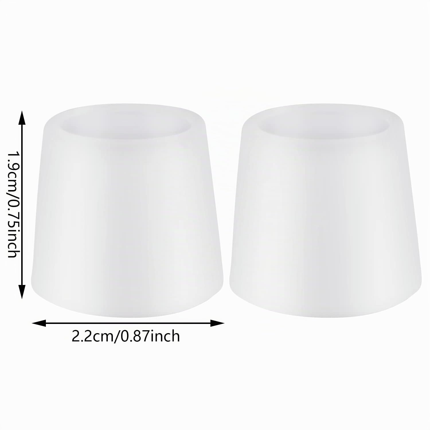 20 protectores de silicona para los dedos de los pies, protectores de dedos pequeños, protectores de dedos para los pies, almohadillas para la fricción que reducen la formación de ampollas, callos