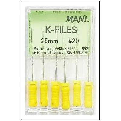Mani K Files Root Canal Stainless Steel no. 20-25mm (B0C53X3Y5K) Amazon Price History, Amazon Price Tracker