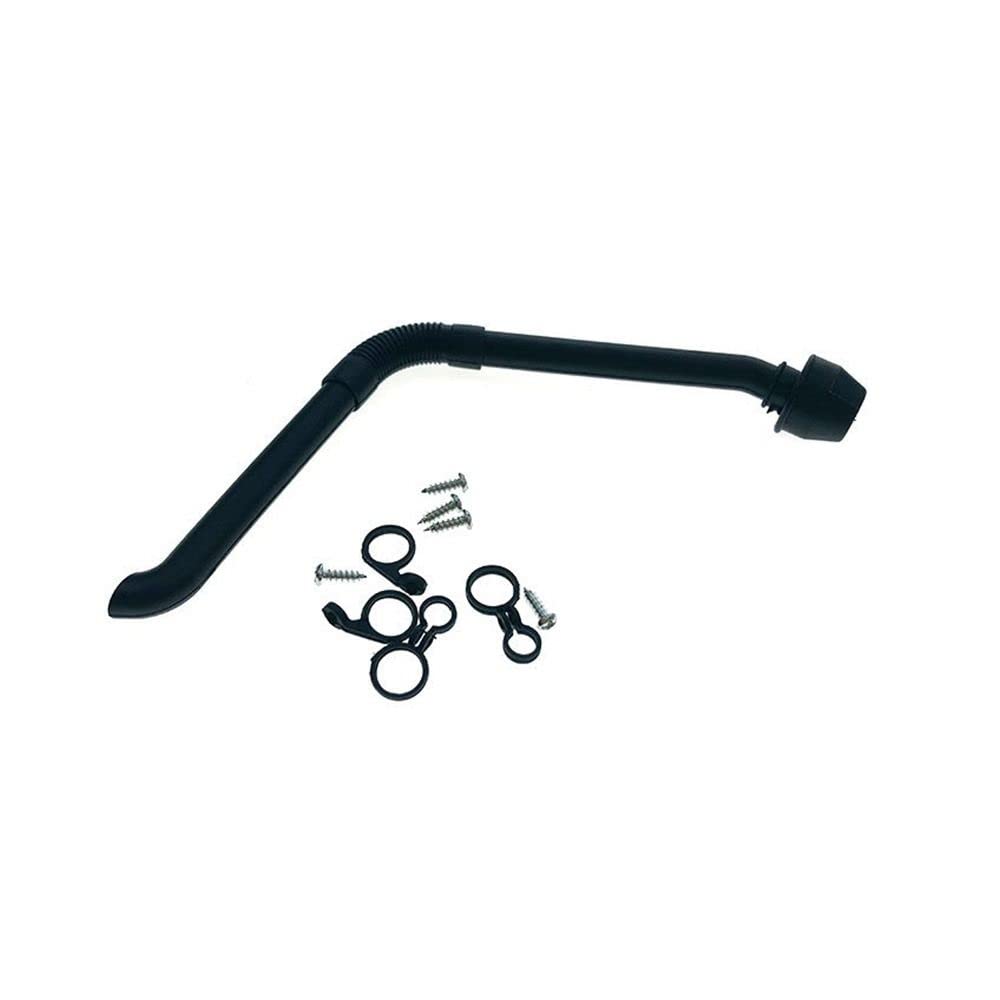Snorkel De Goma Para Coche RC 1/10 – Accesorio Decorativo De Caucho, Fácil Instalación, Aspecto Compacto Y Realista, 2 Tornillos Incluidos