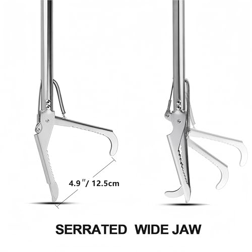 V-CHEETONG Pince à serpent pliable en acier inoxydable avec verrou et poignée confortable (78/99/119/152/200,7 cm) (200,7 cm pliable) – vue 7