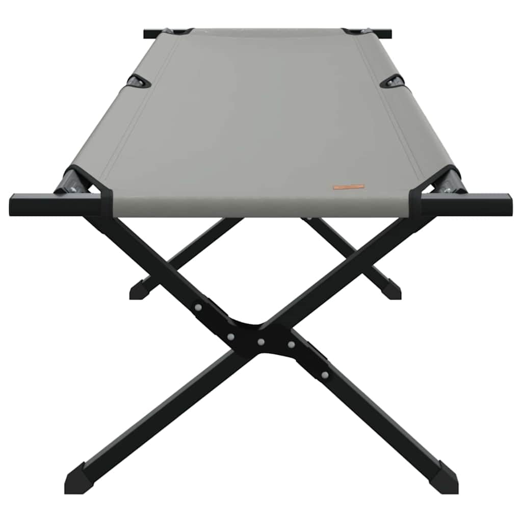 INLIFE Klapp Schlafbett fürs Camping Grau Ox Stoff,Sportartikel,Outdoor-Aktivitäten,Camping & Wandern,Camping-Möbel,Feldbetten,Grau,29.75 KG,42003177