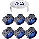 6 Stücke Rasentrimmer Spule Für Ryobi Rasentrimmer, Trimmer Fadenspule, Trimmer Spule AC14RL3A Kompatibel Mit Ryobi One+ 18V 24V 40V Rasentrimmer, Ø 1,65mm, 3,3m Länge (6 Ersatzspulen + 1 Kappe)