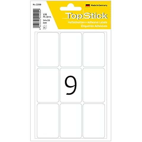 TopStick 2209 Etiquetas multiusos autoadhesivas Cover