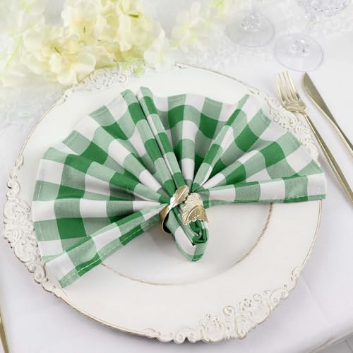 Efavormart Pack of 5 Premium Green/White Washable...