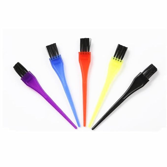 Hair Dye Bru sh Set Mini Tint Bru sh Set Hair Coloring Bru shes Professional Hairdressing Tinting Bru sh Color Applicator Br ush Hair Bleach Styling Bru sh (Multicolor, Pack of 5pc)-picture-11