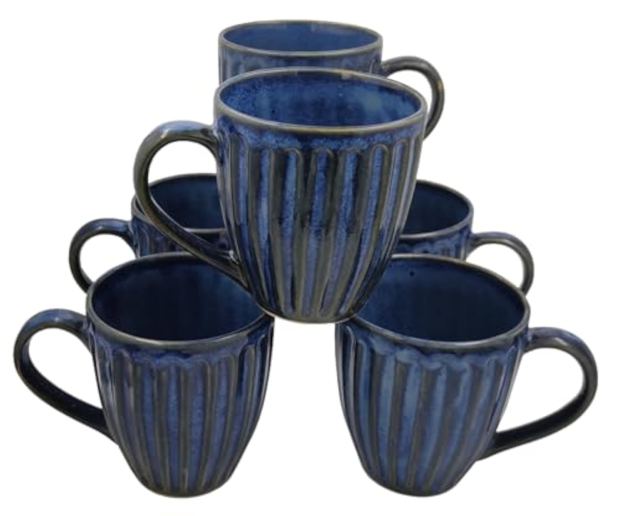 Premium Ceramic Cup Set of 6, 250 ml