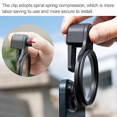 Kase Clip-on CPL Filter for iPhone, 58mm Magnetic Phone Camera Lens Circular Polarizer Filter Compatible with iPhone 16 15 14 Pro Max 13 12 11 Samsung Xiaomi