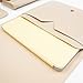Benfan Tablet Sleeve Compatible with 12.9 iPad Pro Gen 6, Gen5,Gen4,Gen3,Surface Pro 9,Surface Pro X with Small Pouch, Mouse Pad and Cord Organizer, Color Beige