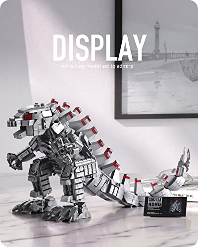 Nifeliz Mechanical Gvdzilla, Collectible Dinosaur Display Piece, Monster Model Toy For Adult Gift Giving (1,072 Pieces) #TOP2