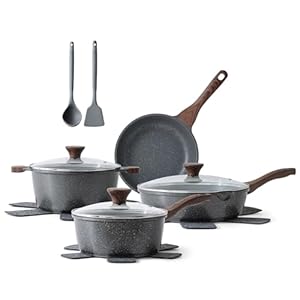 SENSARTE Nonstick Cookware Set 13-P...