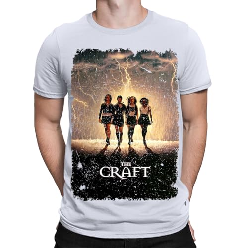 Image of Halloween T-Shirt Craft Movie Poster Horror Creepy Spooky Mens T Shirts Top #HD White 4XL