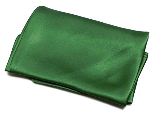 [ハネクトーン] セーラー服 スカーフ 三角タイ 絹100% サテン10匁 グリーン(95)