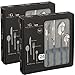 Lya - Set di 2 posate in acciaio INOX, 48 pezzi, colore: Blu