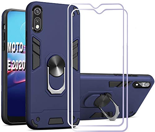 Coque Moto E 2020 bleue idéale pour regarder des vidéos en mains libres