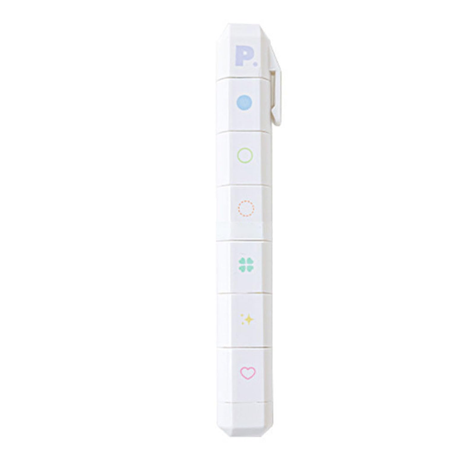 BWANGIAO Multi Pattern Stamp Pen For Journaling Featuring Various Designs Perfect For Diary Scrapbooking And Creative Notes