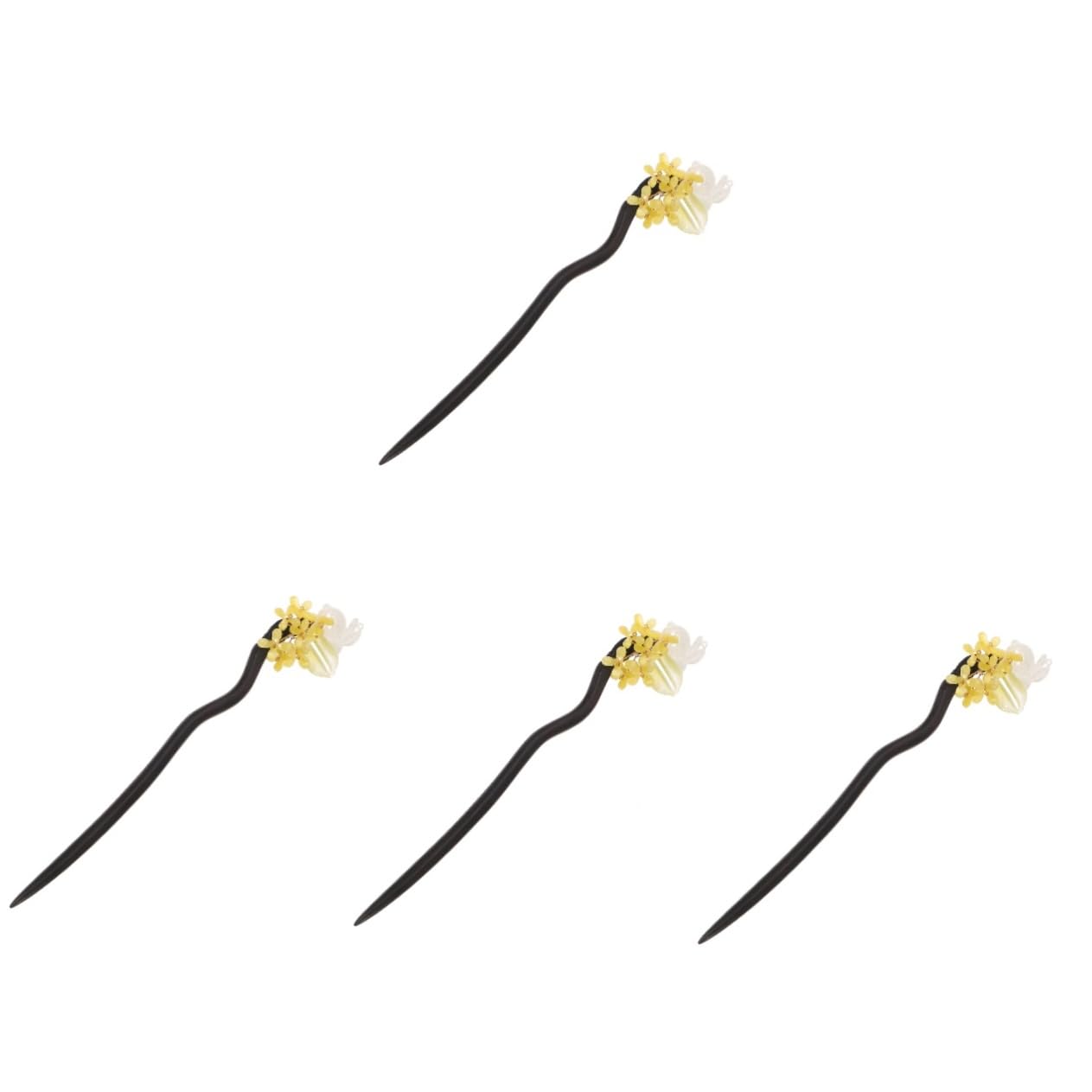 MAGICLULU 4 Stück Haarnadel Haarstab für Party Hanfu Haarschmuck Haarstäbchen für Brötchen Dutt-Haarhalter Klammer Haarspangen Haarstäbchen für langes Haar Haarschmuck für Damen cheongsam