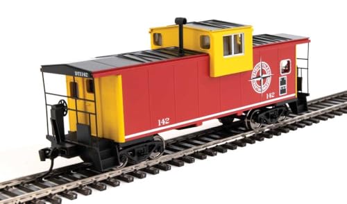 Walthers Mainline 910-8713 HO Scale International Extended Wide-Vision Caboose - Ready to Run - Detroit, Toledo & Ironton #142