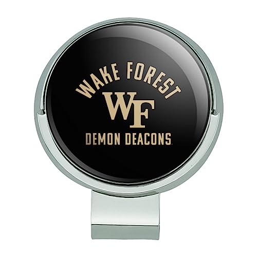 Wake Forest University Demon Deacons Logo Golf Hat Clip With Magnetic Ball Marker